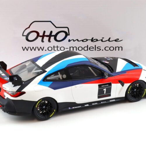 1:18 OTTO mobile OT1228 BMW M4 GT4 Presentation 2022 white/ black #1