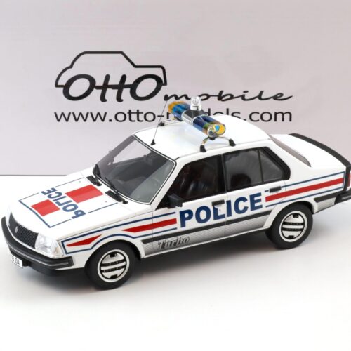 1:18 OTTO mobile OT1156 Renault 18 Turbo Police Nationale white 1982