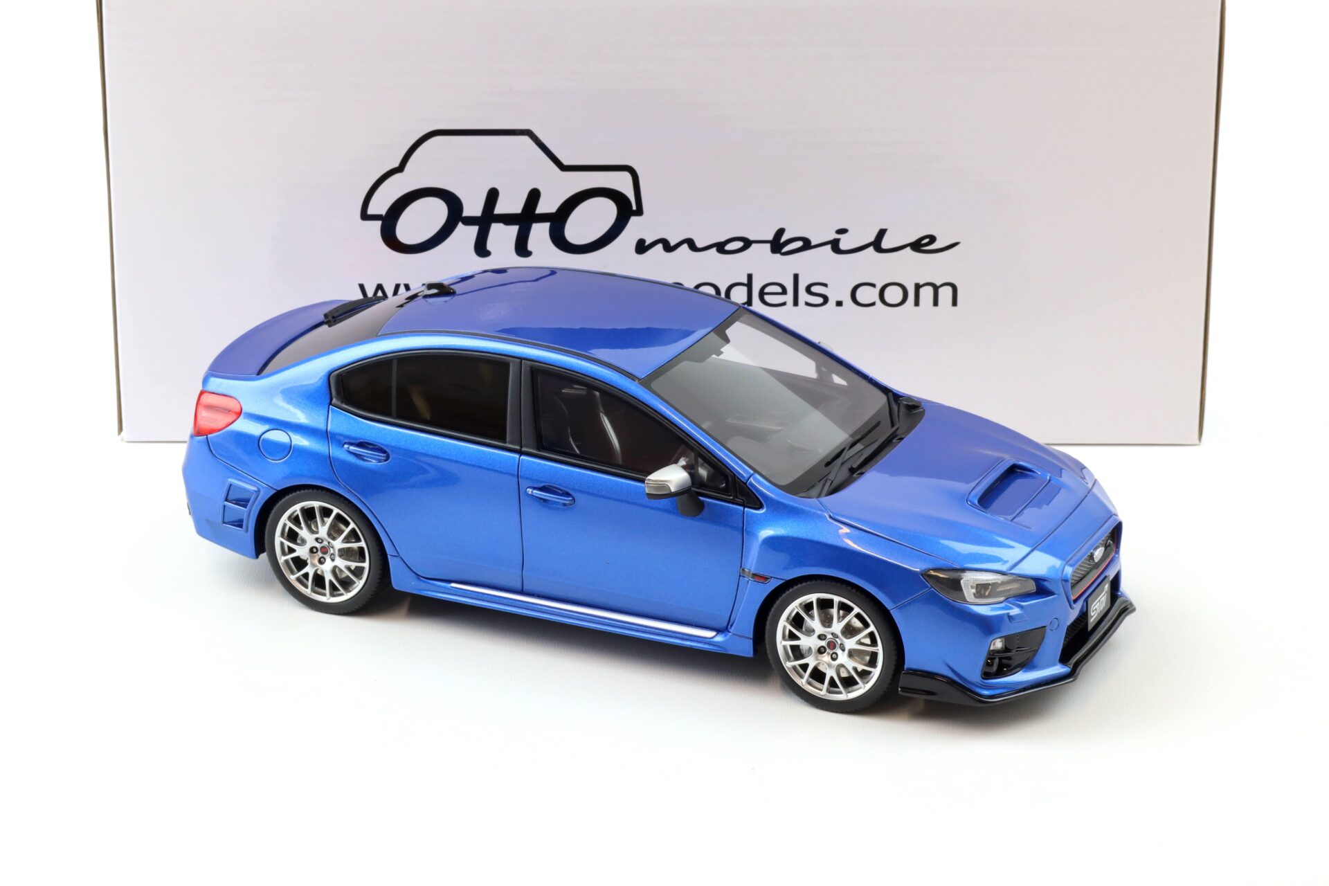 1:18 OTTO mobile OT1182 Subaru WRX STI S207 WR Sedan blue pearl 2015