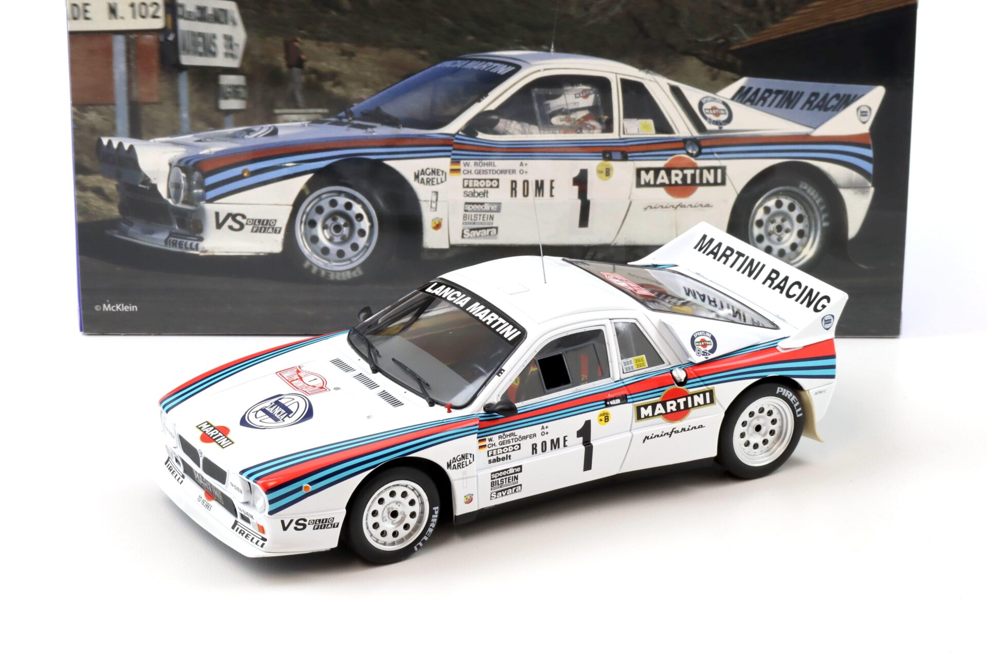 1:18 WERK83 Lancia 037 #1 Winner Rallye Monte Carlo 1983 Röhrl/ Geistdörfer