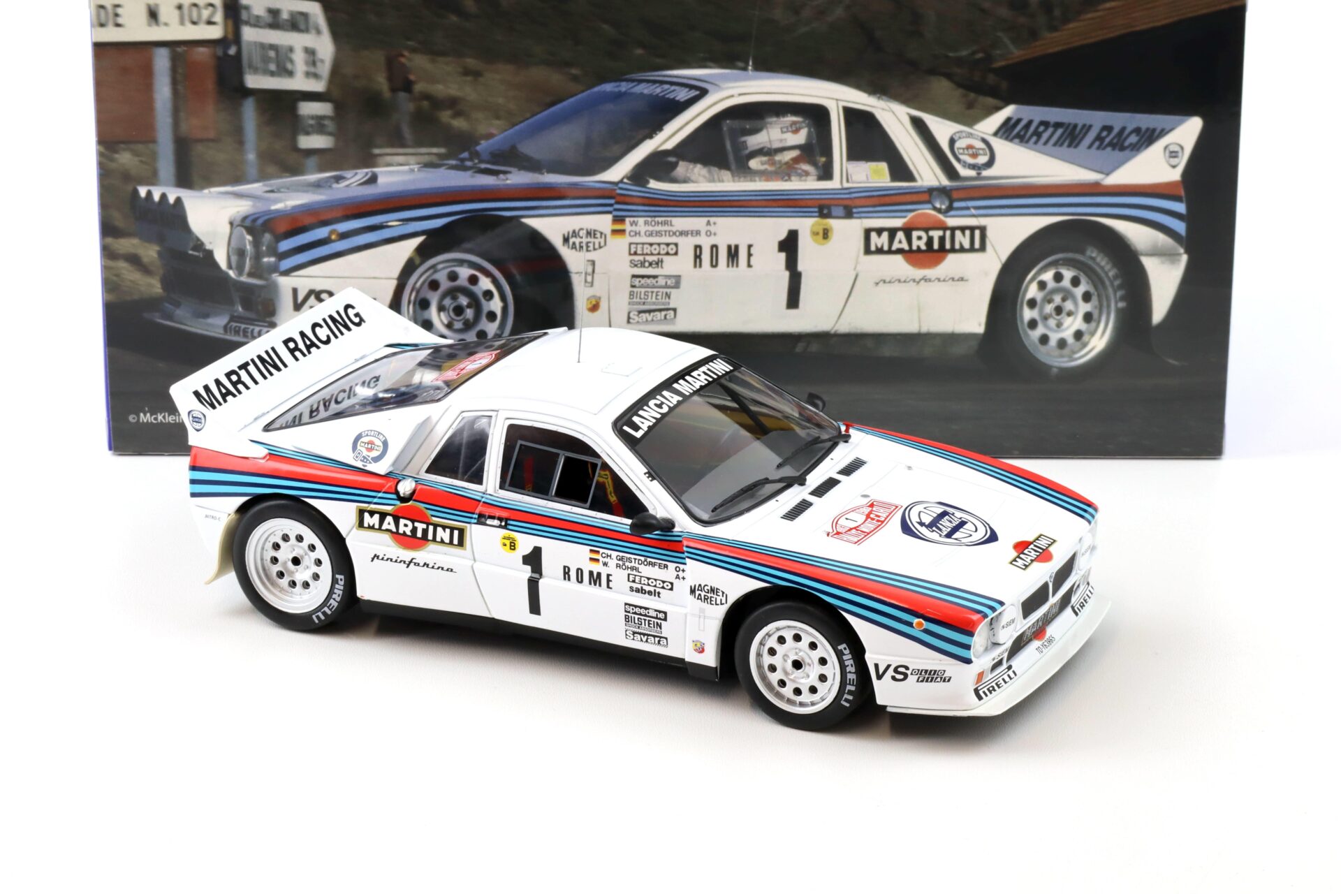 1:18 WERK83 Lancia 037 #1 Winner Rallye Monte Carlo 1983 Röhrl/ Geistdörfer