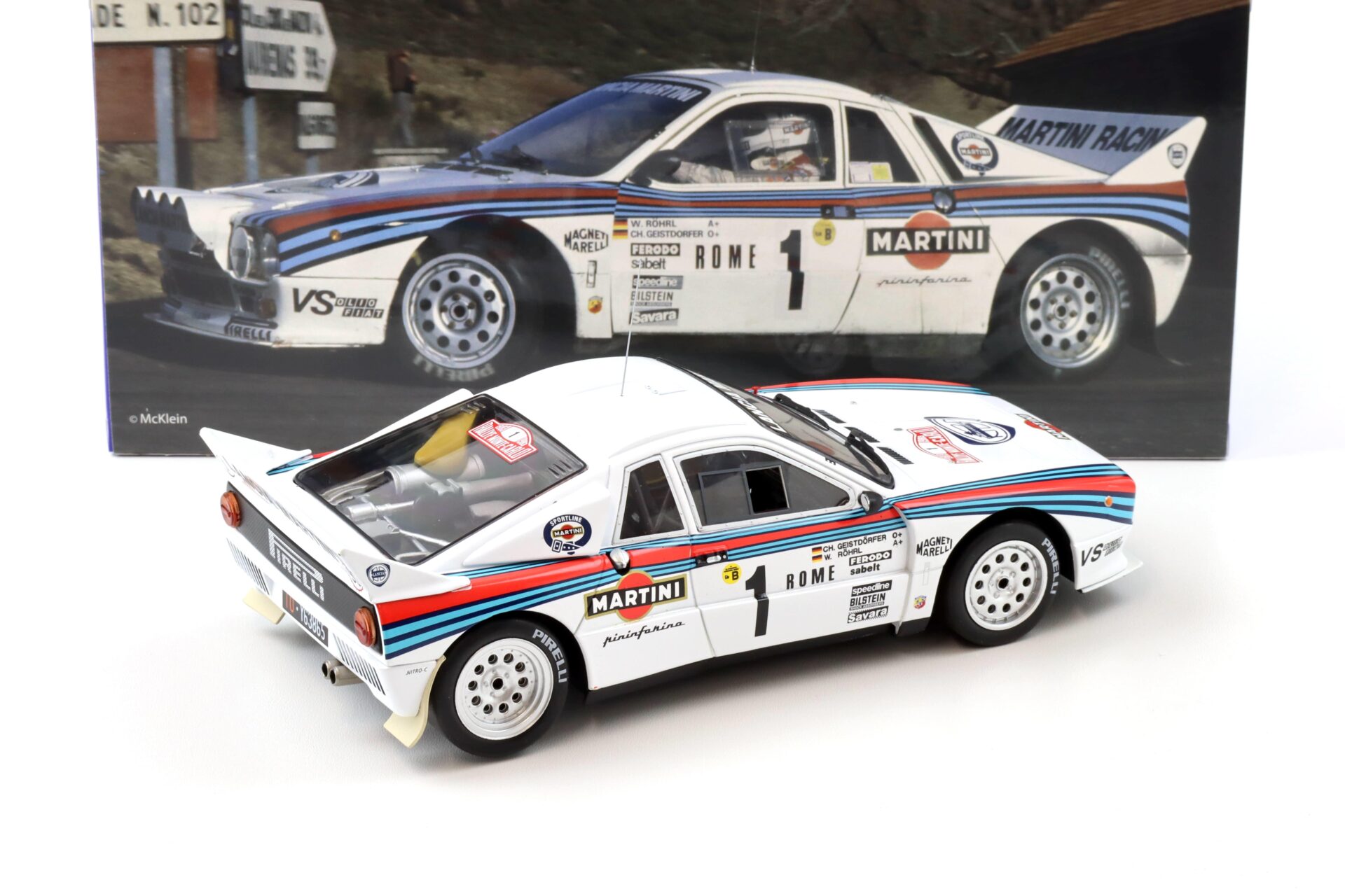 1:18 WERK83 Lancia 037 #1 Winner Rallye Monte Carlo 1983 Röhrl/ Geistdörfer