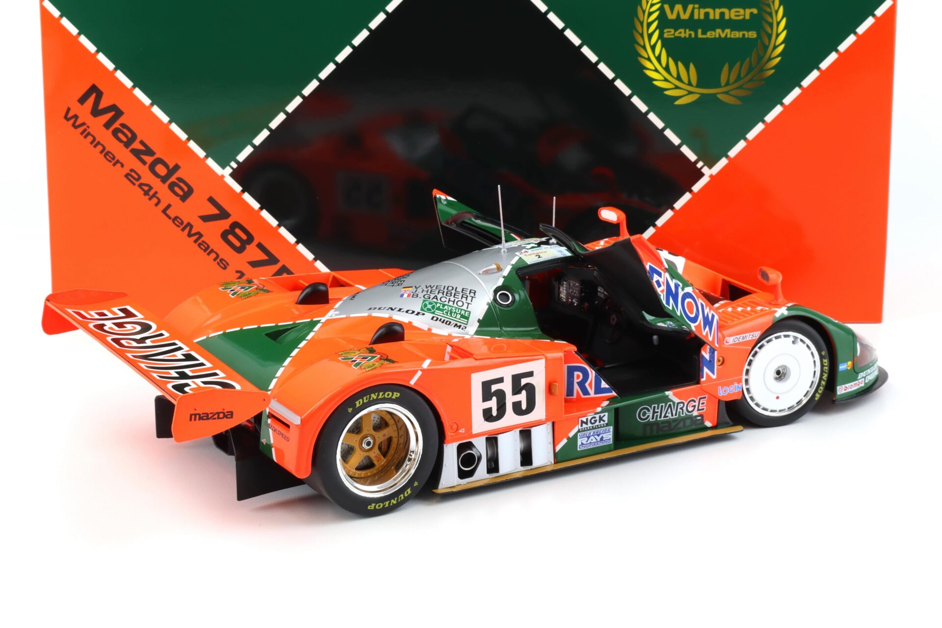 1:12 WERK83 Mazda 787B #55 Winner 24h Le Mans 1991 Weidler/ Herbert/ Gachot