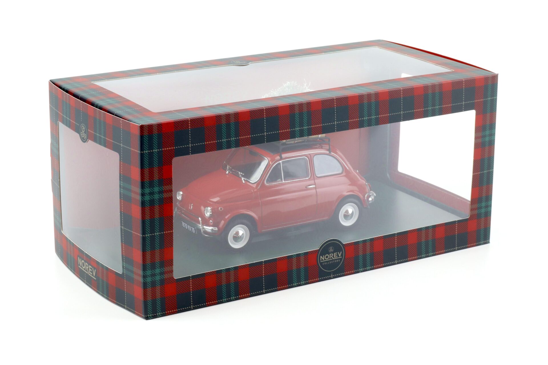 1:18 Norev Fiat 500 L 1968 red Christmas Edition Weihnachten