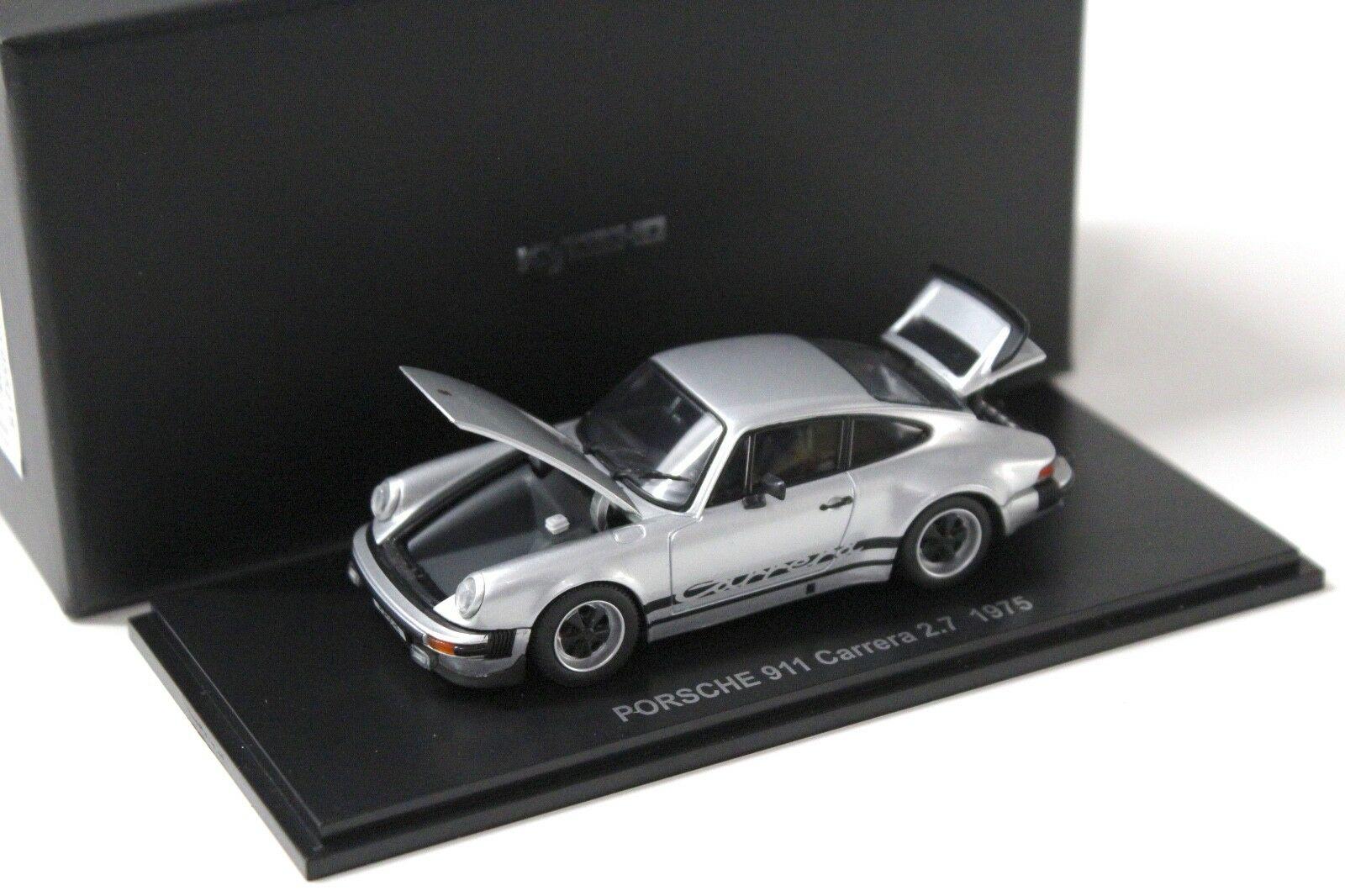 1:43 Kyosho Porsche 911 Carrera 2.7 silver 1975