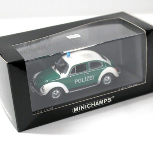 1:43 Minichamps VW Käfer 1303 Polizei Braunschweig green/ white