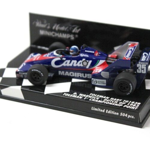 1:43 Minichamps Toleman Hart TG 183B Warwick Toleman