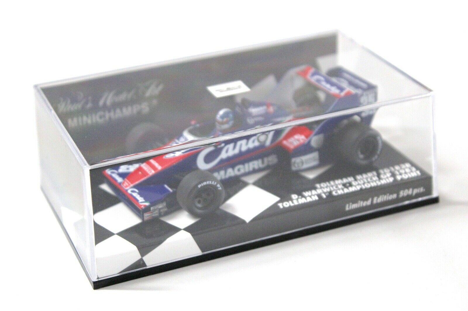 1:43 Minichamps Toleman Hart TG 183B Warwick Toleman