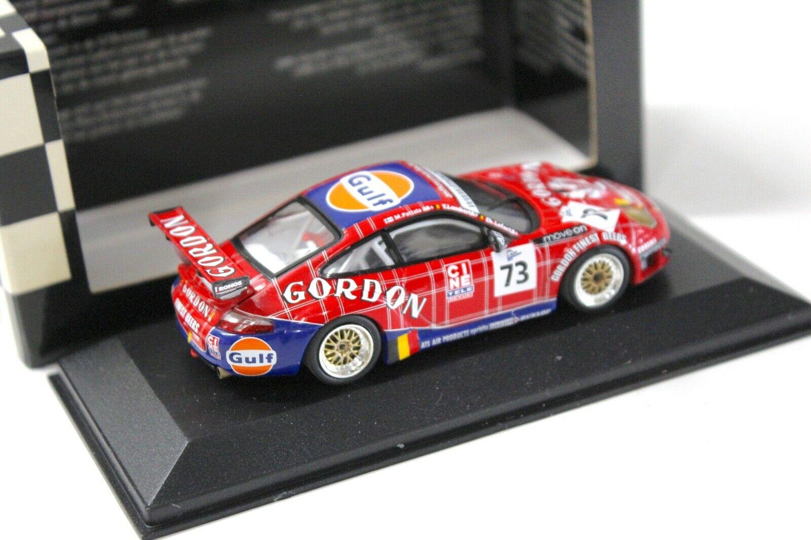 1:43 Minichamps Porsche 911 996 GT3 RSR 1000 km SPA 2005 GULF #73