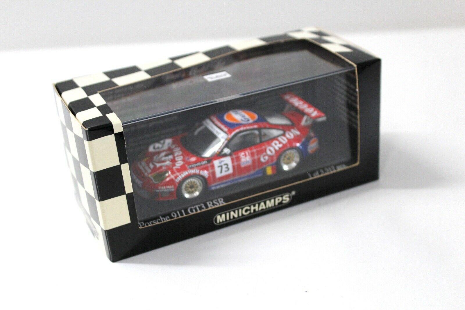 1:43 Minichamps Porsche 911 996 GT3 RSR 1000 km SPA 2005 GULF #73