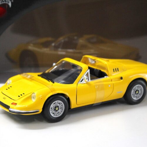 1:18 Hot Wheels Ferrari Dino 246 GTS yellow