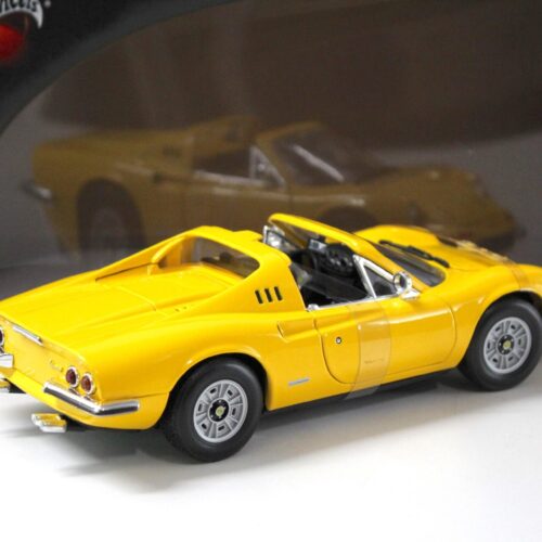 1:18 Hot Wheels Ferrari Dino 246 GTS yellow