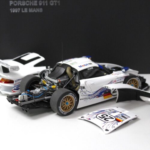 1:18 AUTOart Porsche 911 (996) GT1 Le Mans 24h 1997 Stuck/ Wollek #25 - Image 4