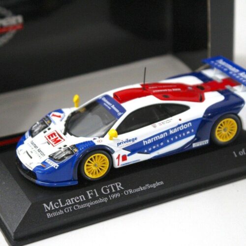 1:43 Minichamps McLaren F1 GTR British GT 1999 Rourke #1