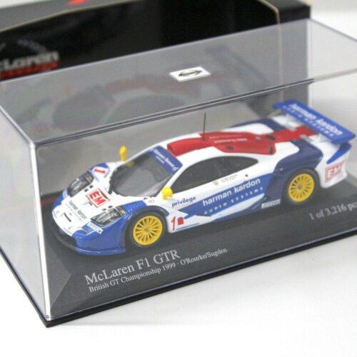 1:43 Minichamps McLaren F1 GTR British GT 1999 Rourke #1