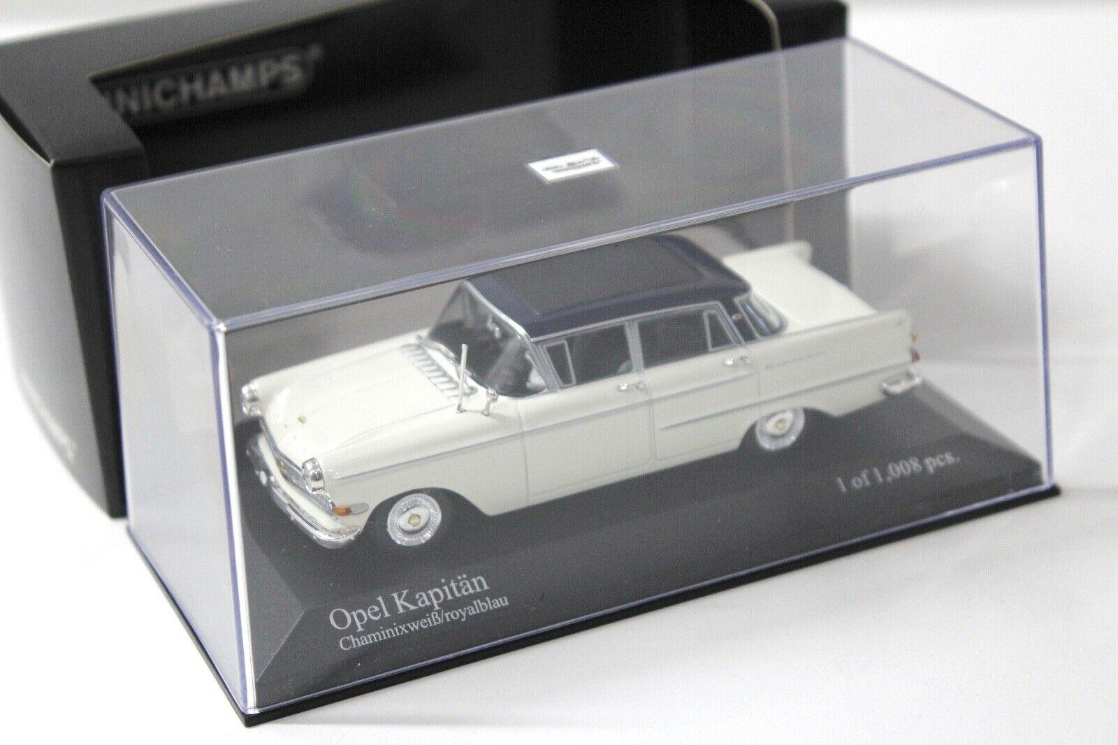 1:43 Minichamps Opel Kapitän 1959 white/ blue