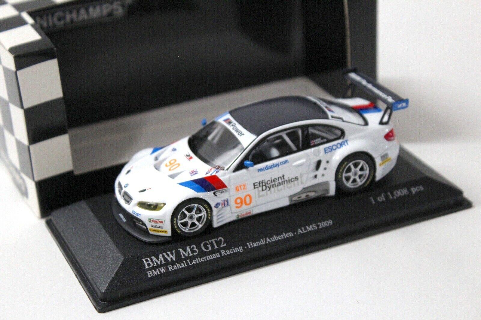ID 35176 orig.jpg 1:43 Minichamps BMW M3 GT2 Hand/Auberlen ALMS 2009 #90 white