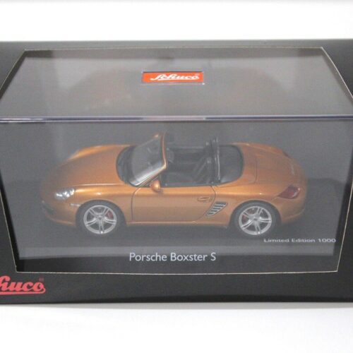 1:43 Schuco Porsche Boxster S gold-orange