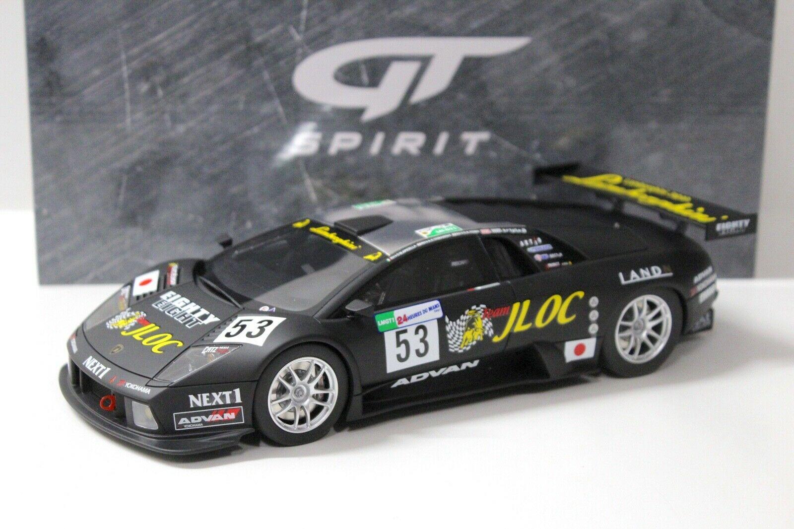 1:18 GT Spirit GTS18505 Lamborghini Murcielago R-GT #53 LM 24h matt black