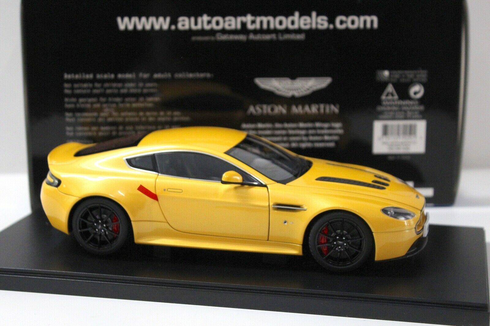 1:18 AUTOart Aston Martin V12 Vantage S yellow