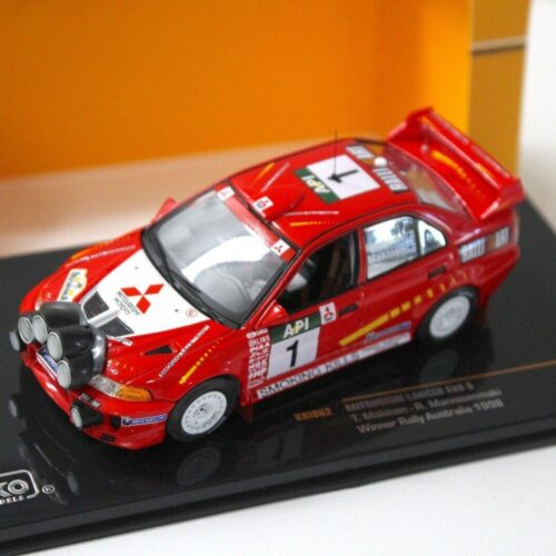 1:43 IXO Mitsubishi Lancer Evo 5 Winner Rally Australia 1998 #1 Makinen