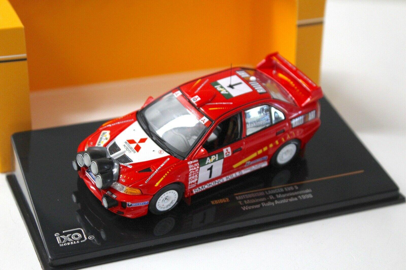 ID 36927 orig.jpg 1:43 IXO Mitsubishi Lancer Evo 5 Winner Rally Australia 1998 #1 Makinen