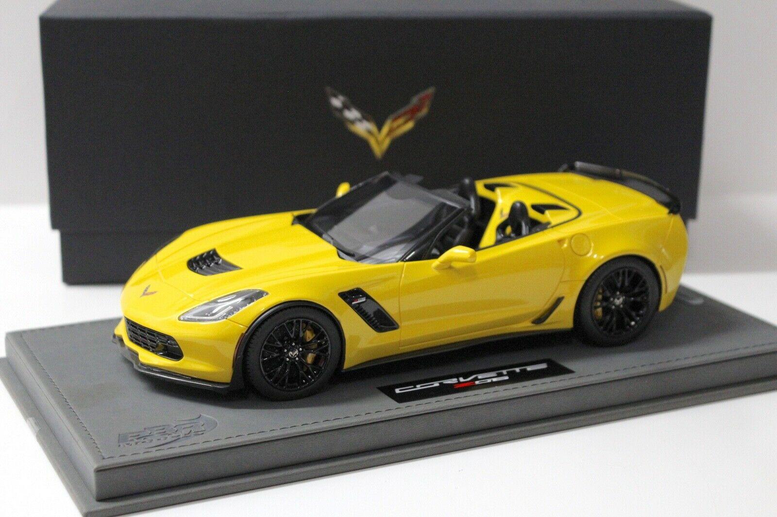 1:18 BBR Chevrolet Corvette Z06 Convertible yellow