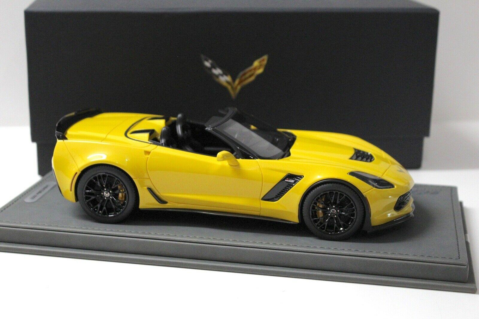 1:18 BBR Chevrolet Corvette Z06 Convertible yellow