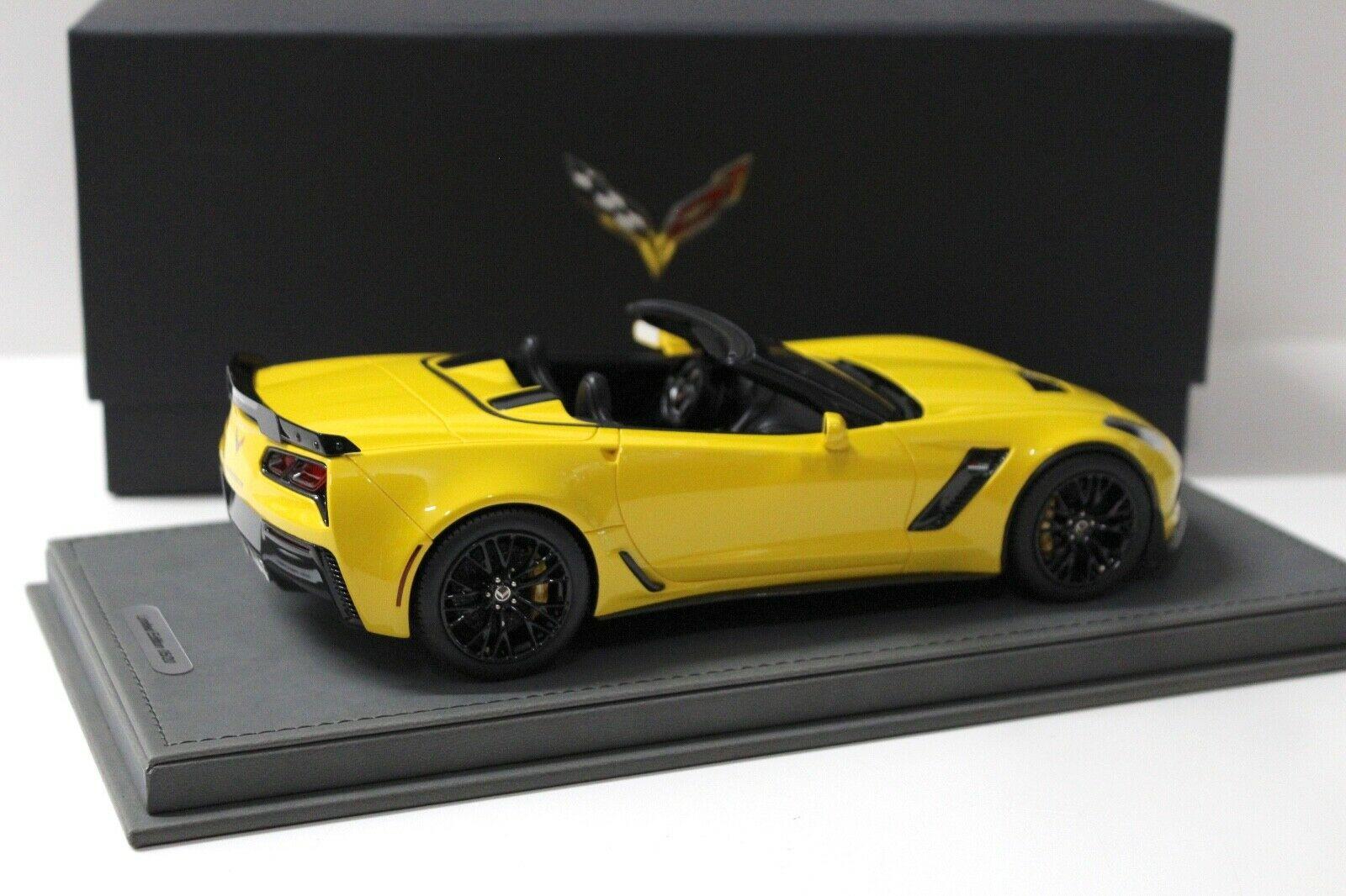 1:18 BBR Chevrolet Corvette Z06 Convertible yellow