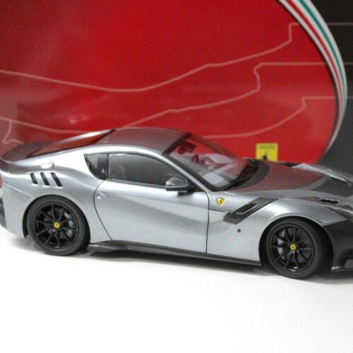 1:18 BBR Ferrari F12 TDF Titanium silver FULL OPENING