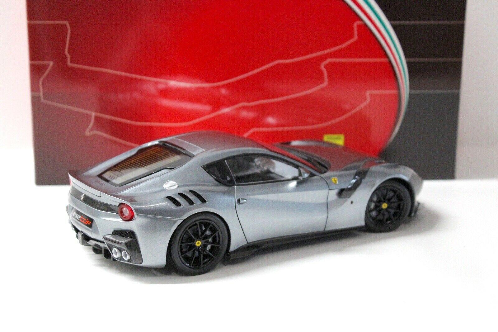 1:18 BBR Ferrari F12 TDF Titanium silver FULL OPENING