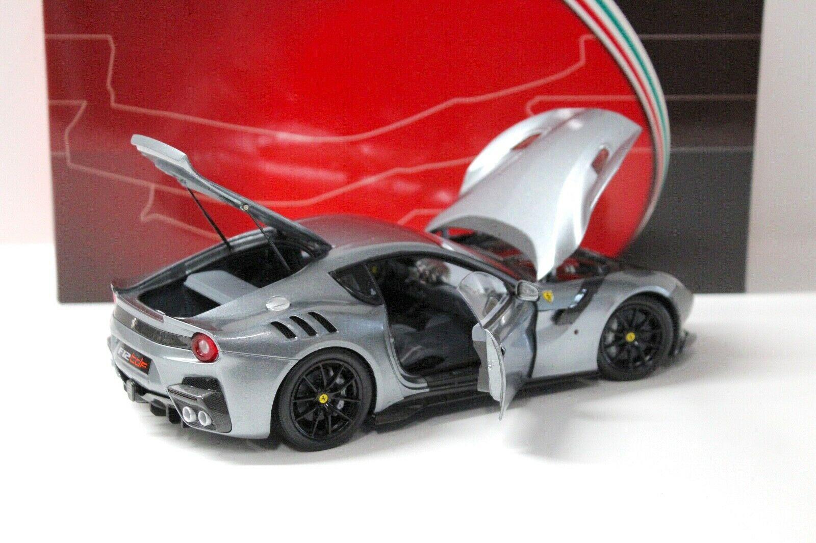 1:18 BBR Ferrari F12 TDF Titanium silver FULL OPENING