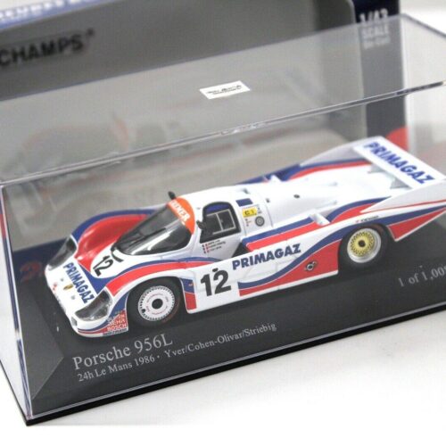 1:43 Minichamps Porsche 956L 24h Le Mans 1986 #12 Yver PRIMAGAZ