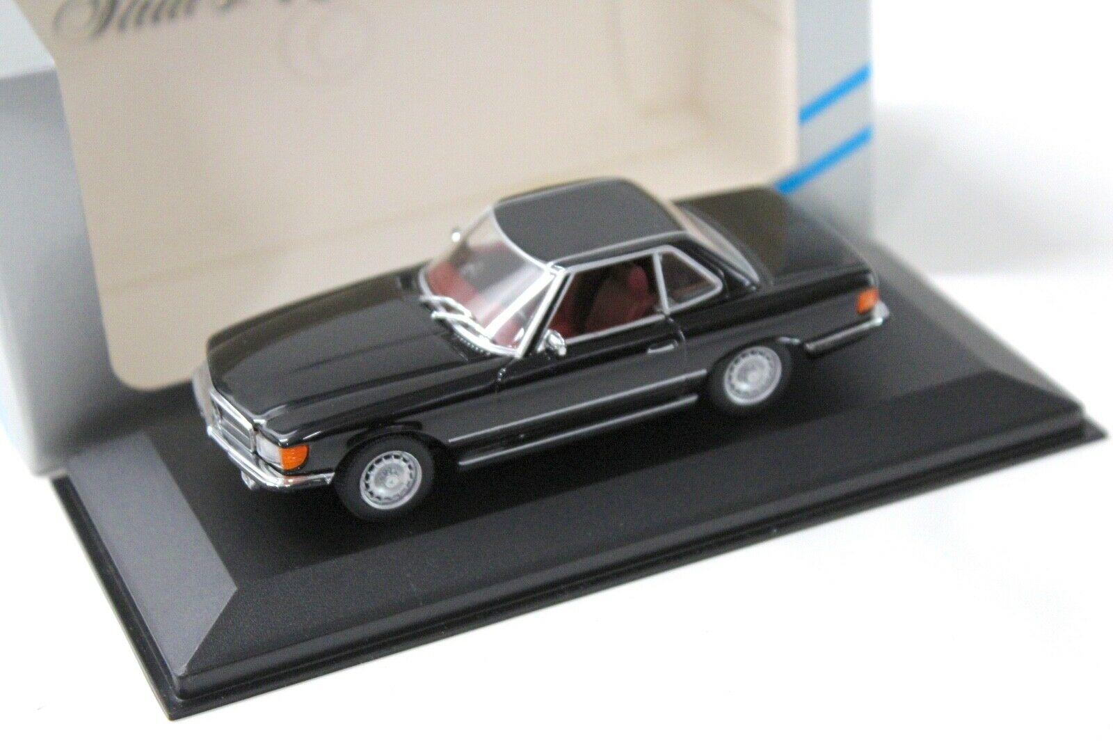 1:43 Minichamps Mercedes 350SL Cabriolet R107 HARD-TOP black