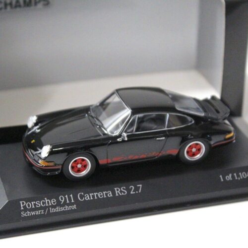 1:43 Minichamps Porsche 911 Carrera RS 2.7 black/ red