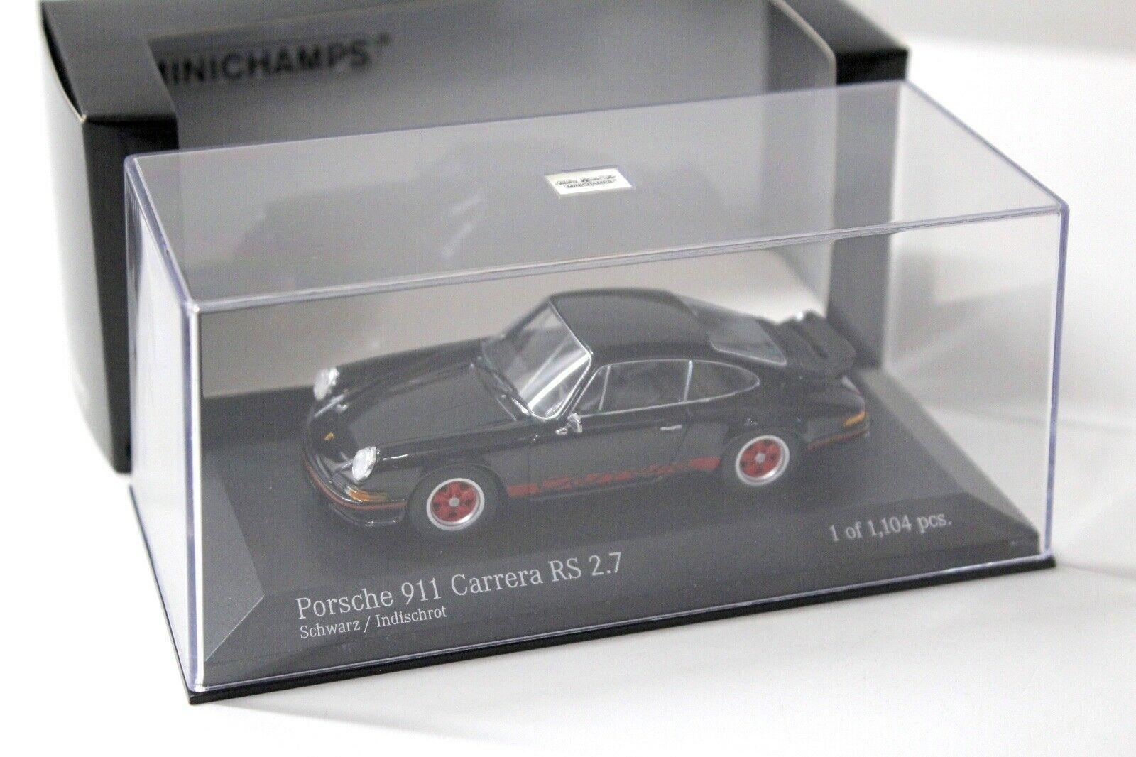 1:43 Minichamps Porsche 911 Carrera RS 2.7 black/ red