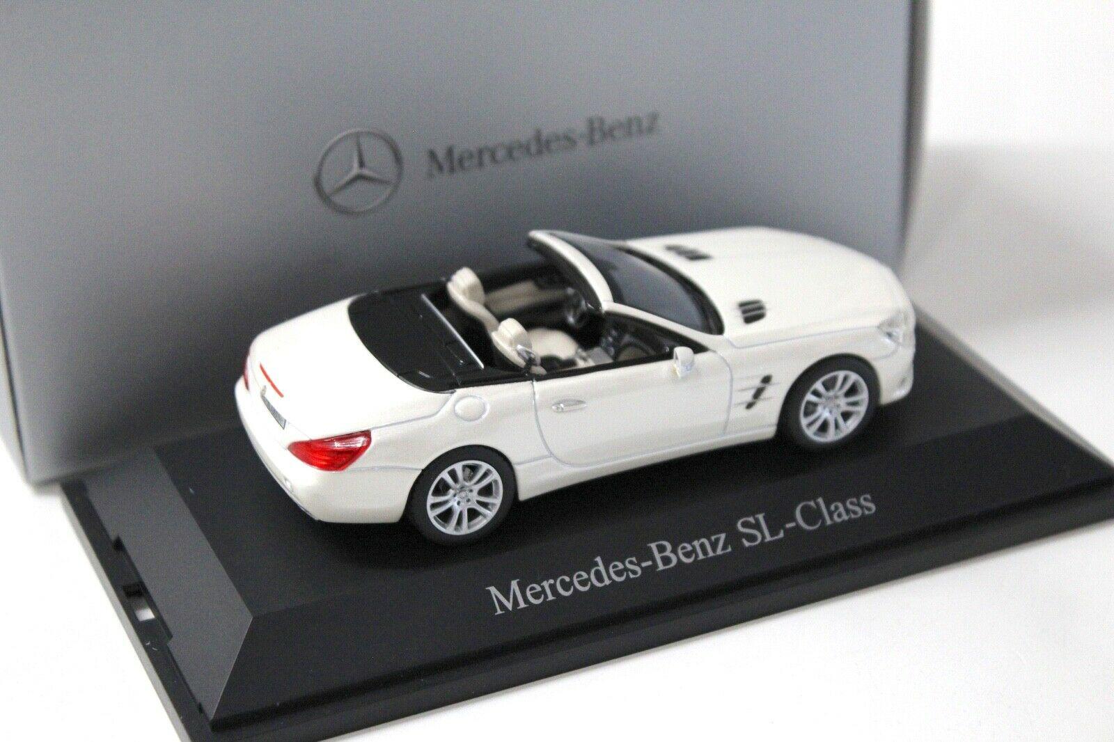 1:43 Norev Mercedes SL-Klasse R231 white DEALER VERSION