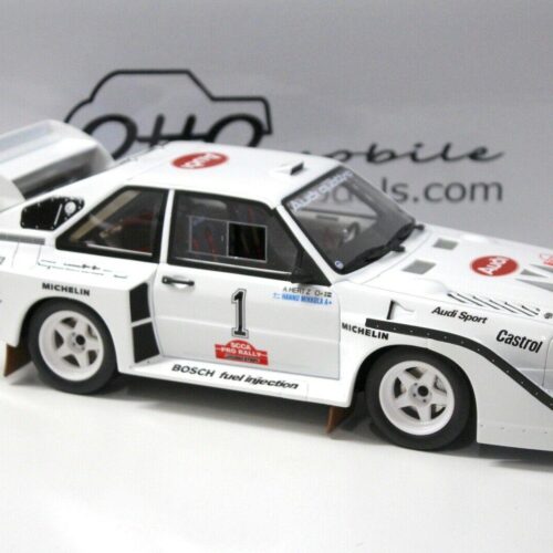 1:18 OTTO mobile OT757 Audi Sport Quattro S1 Olympus 1985 Rally #1