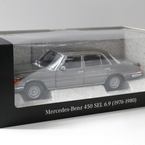 1:18 Norev Mercedes 450SEL 6.9 gray-metallic DEALER VERSION - Image 4