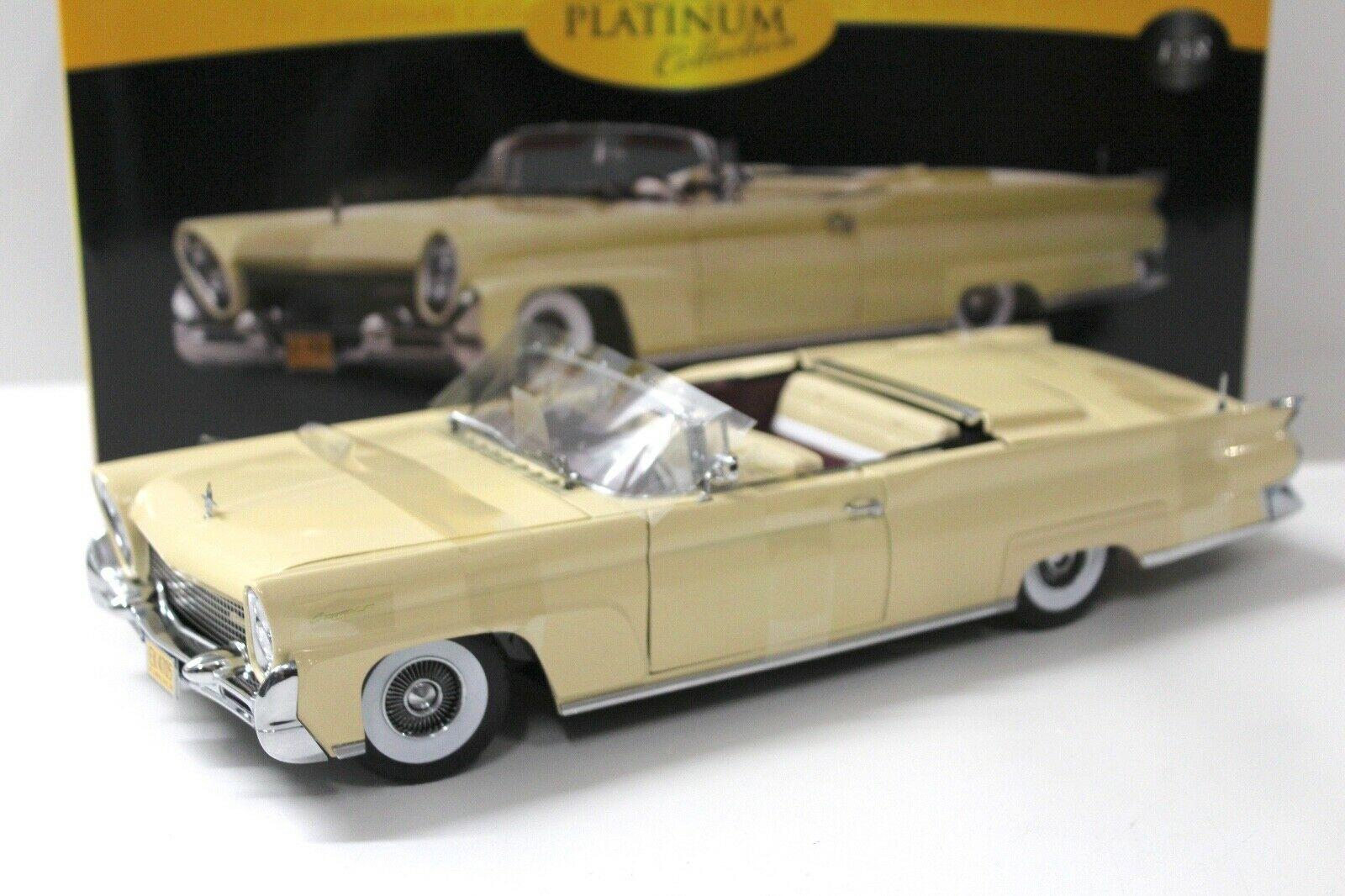 1:18 SunStar Lincoln Continental MKIII Convertible 1958 yellow
