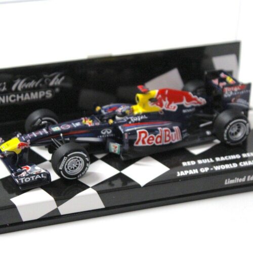1:43 Minichamps Red Bull Racing Renault RB7 Vettel Japan GP