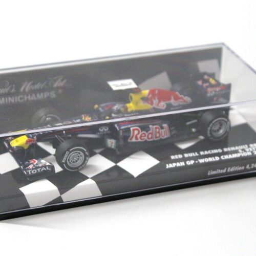 1:43 Minichamps Red Bull Racing Renault RB7 Vettel Japan GP
