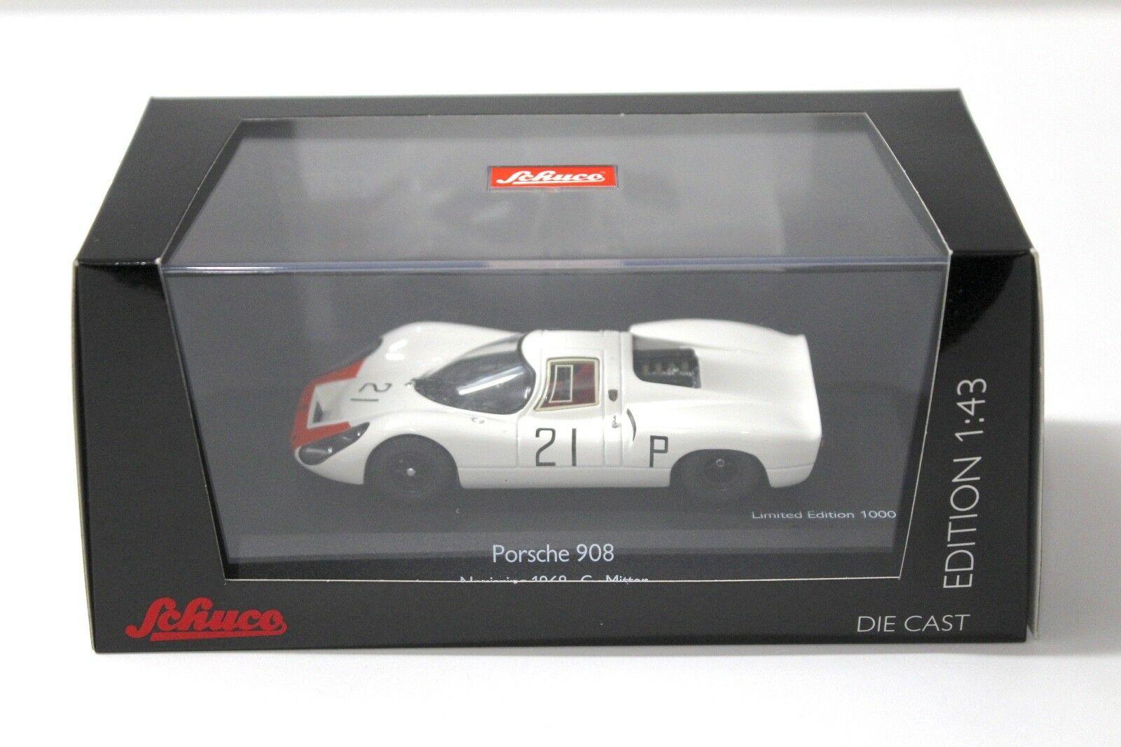1:43 Schuco Porsche 908 Norisring 1968 G.Mitter #21