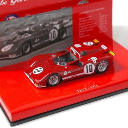 1:43 Minichamps Alfa Romeo T33/3 1971 red #10