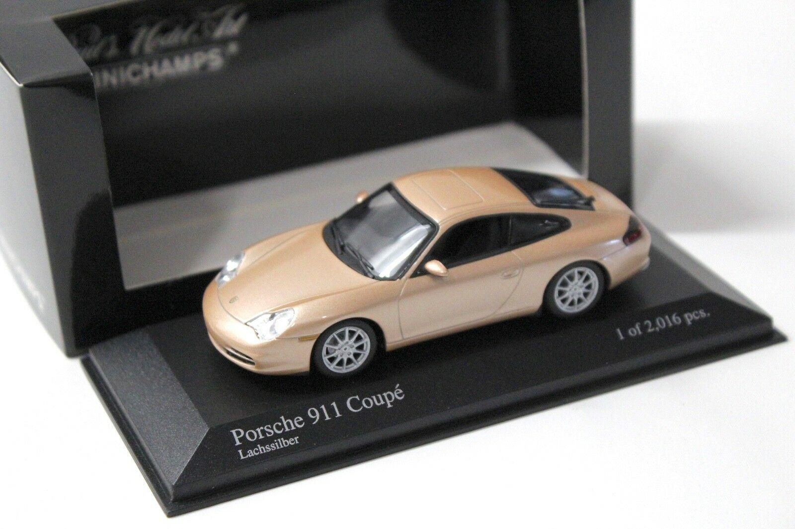 ID 41298 orig.jpg 1:43 Minichamps Porsche 911 (996) Carrera Coupe Lachs silver