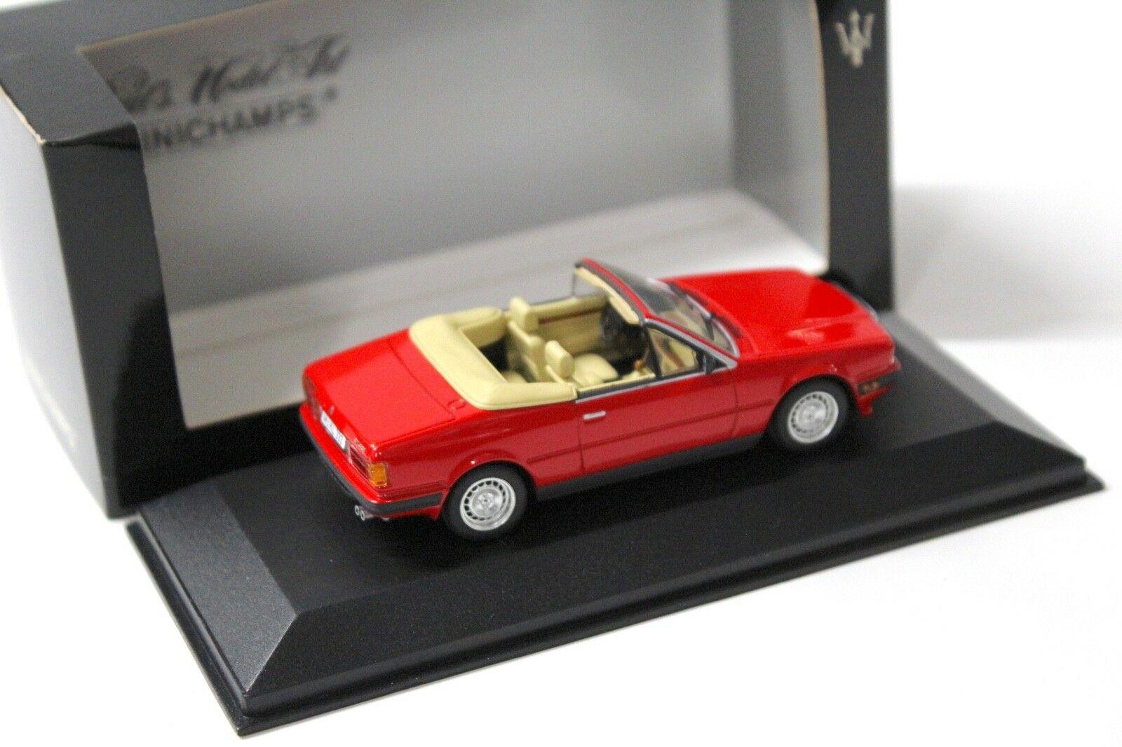 1:43 Minichamps Maserati Biturbo Spyder rosso red