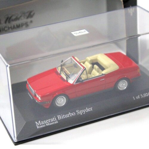 1:43 Minichamps Maserati Biturbo Spyder rosso red