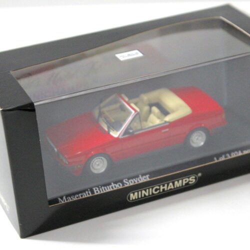 1:43 Minichamps Maserati Biturbo Spyder rosso red