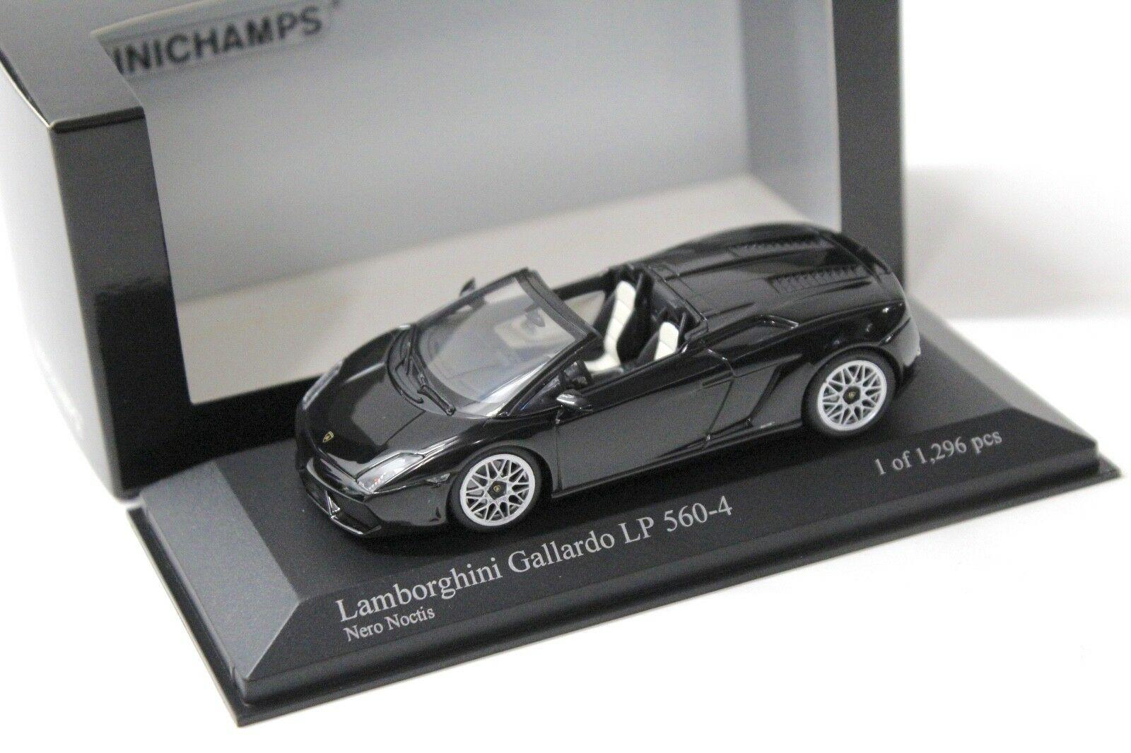 1:43 Minichamps Lamborghini Gallardo LP 560-4 Spyder black
