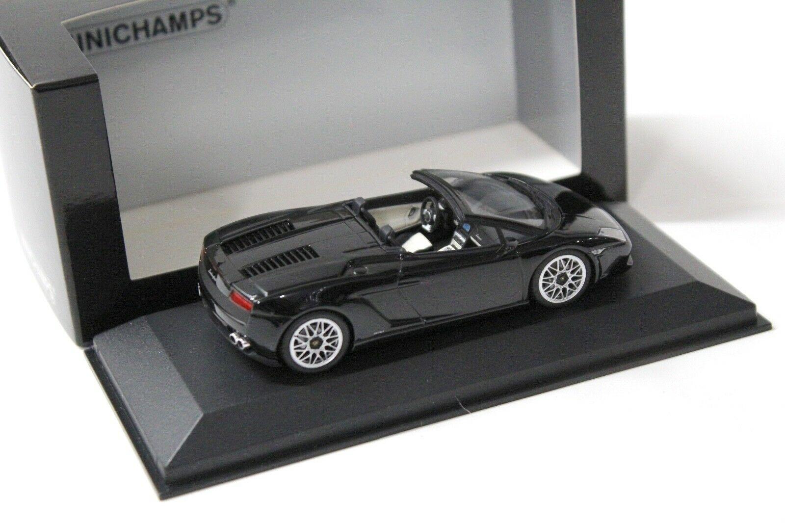 1:43 Minichamps Lamborghini Gallardo LP 560-4 Spyder black